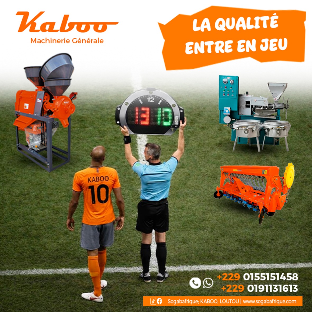 Service de vente d'équipements KABOO